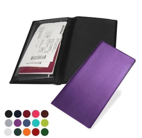 Economy Travel Wallet Document Holder With Gusseted Pocket