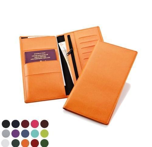 Deluxe Document Holder Travel Wallets Branded Logo