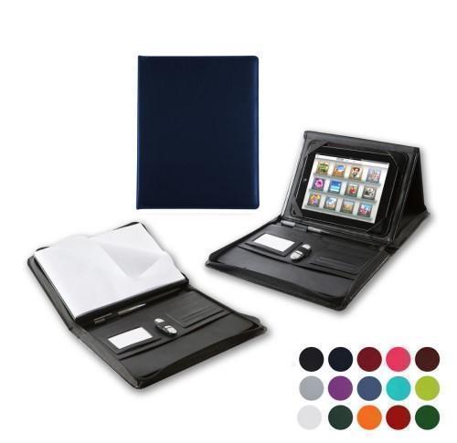 A4 Zipped Portfolio with Integral iPad Holder & Display Stand