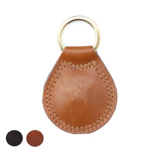 Custom Richmond Large Leather Teardrop Keyrings