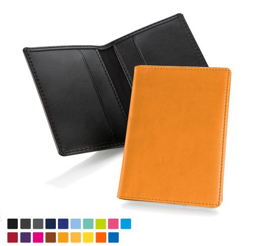 Torino matt velvet touch vegan PU Credit Card Case in a choice of 20 colours.