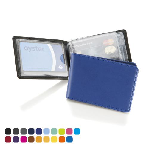 Credit Card Case for 6-8 Cards in a choice of 20 colours in vegan matt velvet Torino..