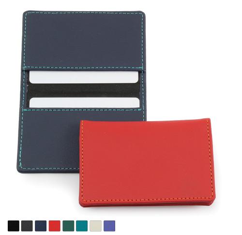 Recycled Eleather Card Case, made in the UK in a choice of 8 colours.