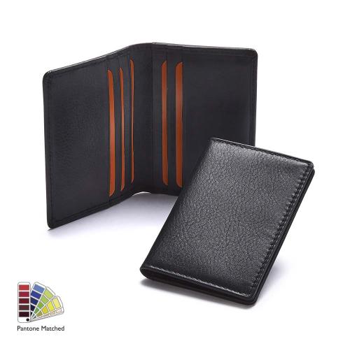 Sandringham Nappa Leather Slim Credit Card Wallet made to order in any Pantone Colour