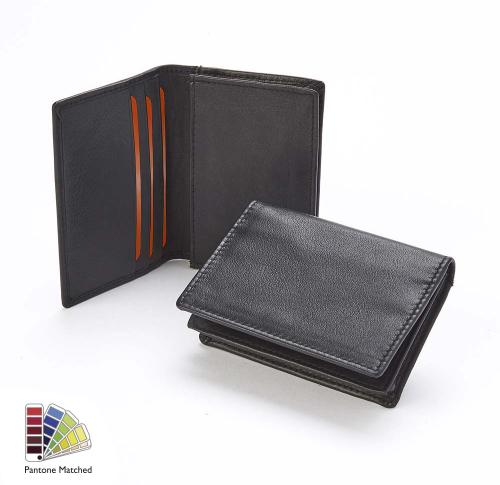 Sandringham Nappa Leather Business Card Holder made to order in any Pantone Colour