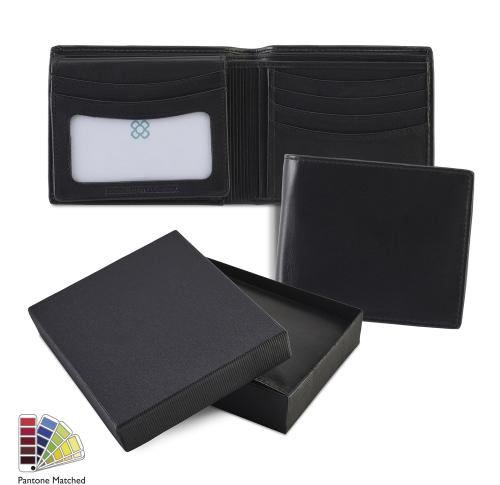 Sandringham Nappa Leather Deluxe Billfold Wallet made to order in any Pantone Colour