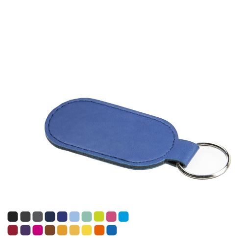 Economy Oval Key Fob in Soft Touch Vegan Torino PU. 