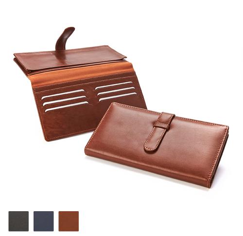 Accent Sandringham Nappa Leather Colours, Deluxe Travel Wallet with Strap