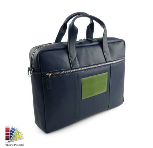 Sandringham Nappa Leather Commuter Bag made to order in any Pantone Colour