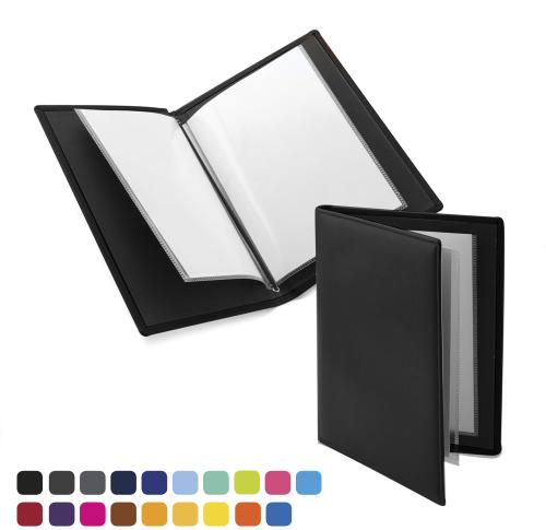  A5 Wine List or Menu Holder in Soft Touch Vegan Torino PU. 