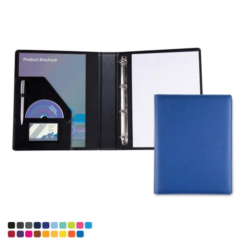 A4 Ring Binder in Soft Touch Vegan Torino PU. 