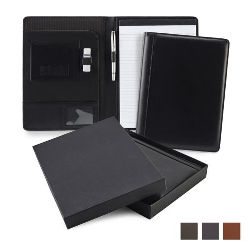 Accent Sandringham Nappa Leather Colours A4 Conference Pad Holder