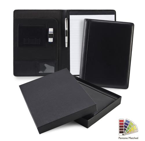 Sandringham Nappa Leather A4 Conference Pad Holder made to order in any Pantone Colour