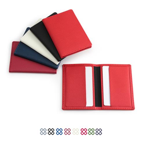 Credit Card Case in a choice of 5 Colours in recycled Como.