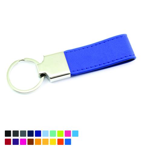 Deluxe Torino Loop Key Fob in a choice of colours.