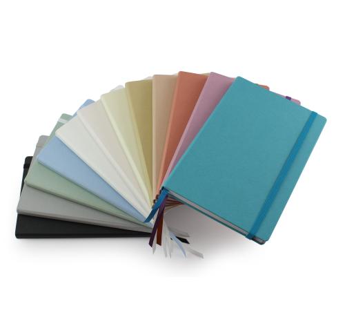 Cafeco Recycled A5 Casebound Notebook with Elastic Strap