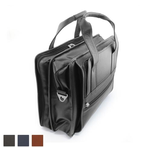 Accent Colours Sandringham Nappa Leather Carry on Flight Bag in black.