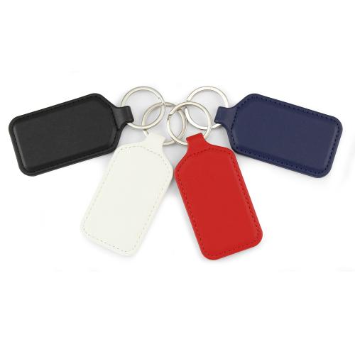  Porto Recycled Rectangular Key Fob in 4 colours.