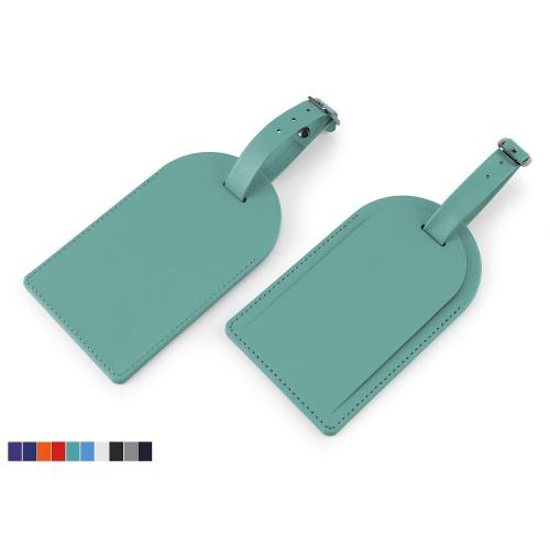 Custom Porto Recycled Large Luggage Tags In A Choice Of 10 Colours.