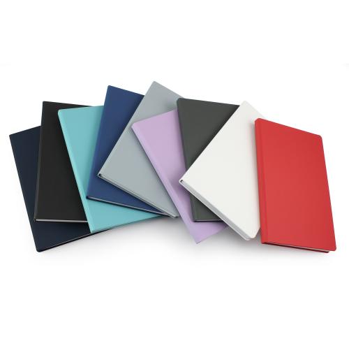 Branded Recycled & Recyclable A5 Casebound Notebook In 5 ColoursRECYCOPLUS  