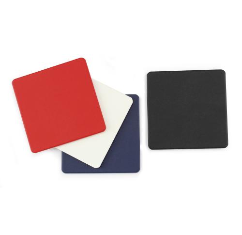  Porto Recycled Square Coaster in 4 colours.