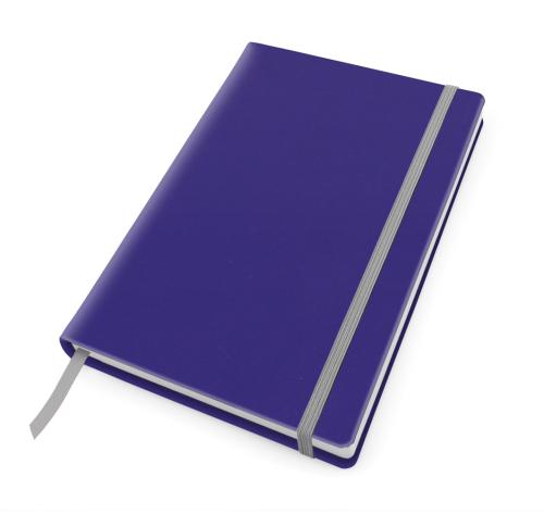Eco A5 Casebound Notebook with Elastic Strap,  choose from 8 colours in vegan Recycled PORTO.