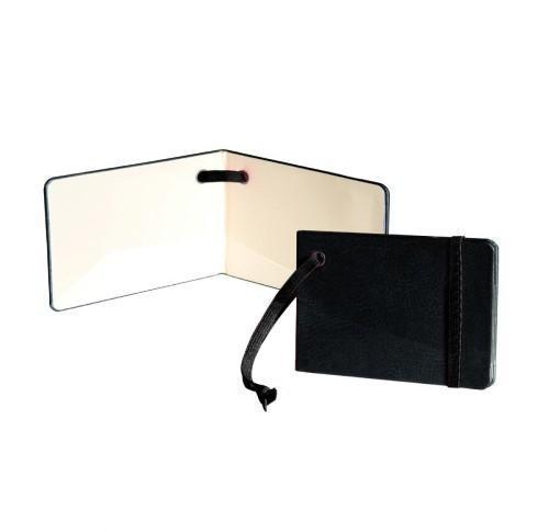 Notebook Style Luggage Tag with Elastic Retain