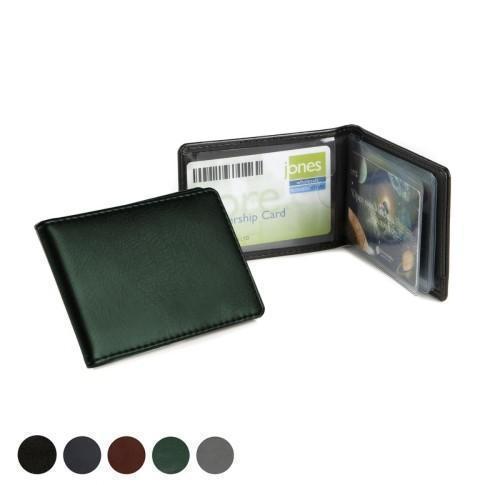Credit Card Holder Hampton Leather Holds 6 - 8 Cards