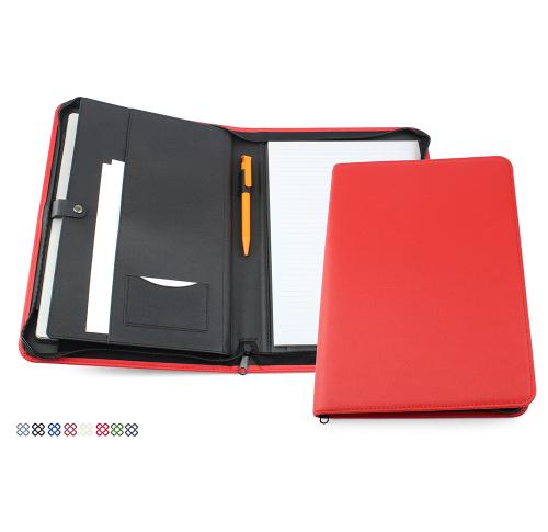 Como Recycled a4 Zipped Portfolio in a choice of 9 colours.