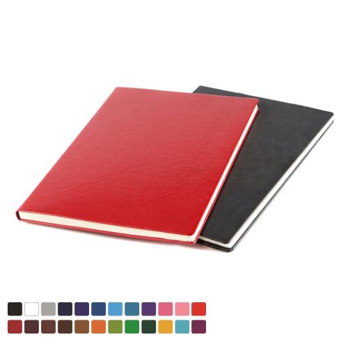 A4 Casebound Notebook choose from 20 colours in vegan Belluno.