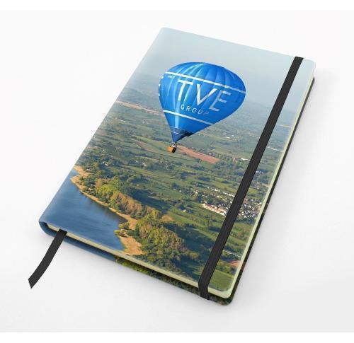 Custom Printed A5 Full Colour Casebound Notebooks In A Choice Of Belluno Colours