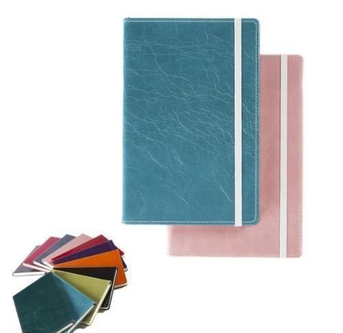 Kensington Distressed Nappa Leather A5 Casebound Notebook with Edge Stitching