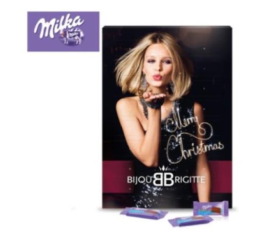 Milka Chocolate  Adevent Calendar Personalised Wall 				