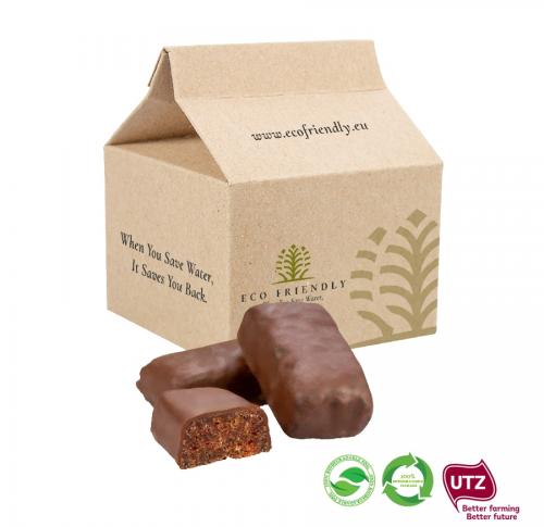 Healthy Snack Box Chocolate Covered Date Bars Custom Logo