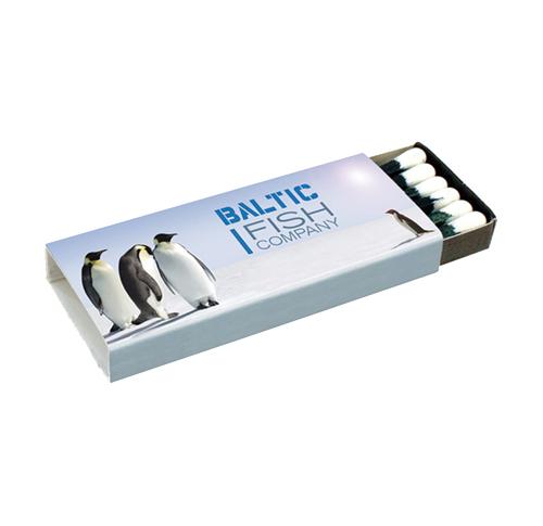 Branded Match Box - 10 Wooden Matches