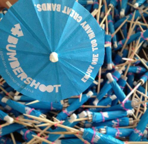 Branded Cocktail Umbrellas