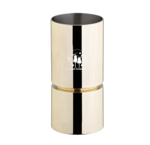 Gold Straight Sided Jigger (25/50ml)