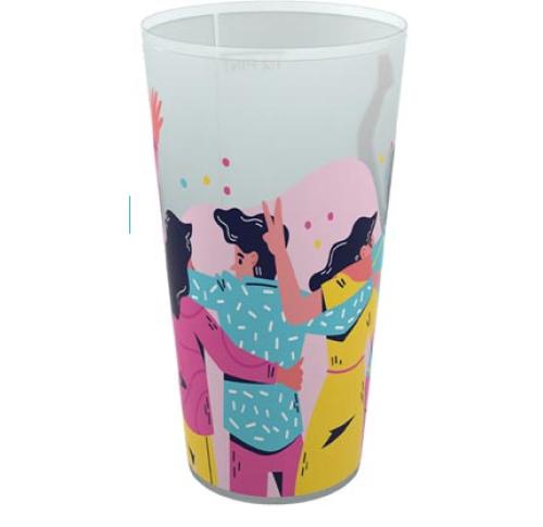 Printed Plastic Festival Cups - Half Pint