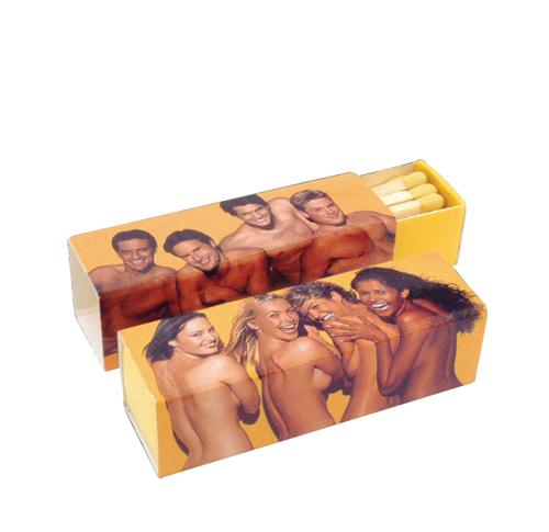 Custom Printed Match Box - 20 Wooden Matches