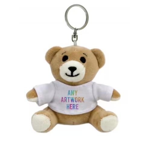 Printed ECO 10cm Eleanor Keyring Bear