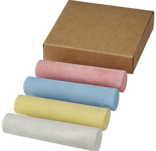 Custom Printed 4-piece Chalk Sets In Natural Box