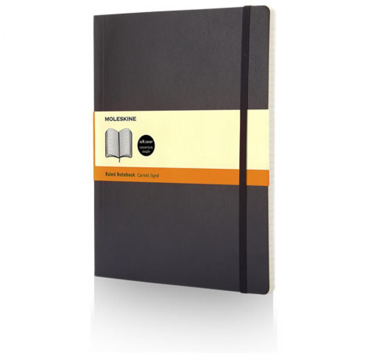 Custom Printed Moleskine Classic XL Soft Cover Notebooks - Ruled