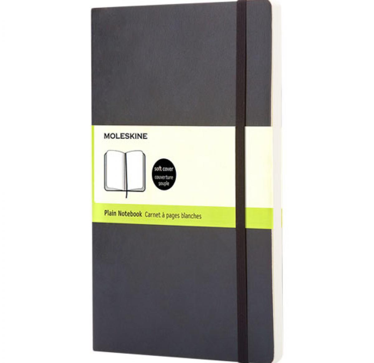 Moleskine Soft Cover Notebook Large - 192 Plain Pages