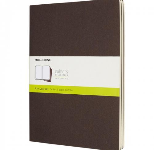 Moleskine Journal Extra Large Cahier  - Plain Cardboard Cover
