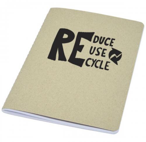 Gianna Recycled Cardboard Notebooks Printed Logo