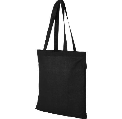 Peru Cotton Tote Bag - Black