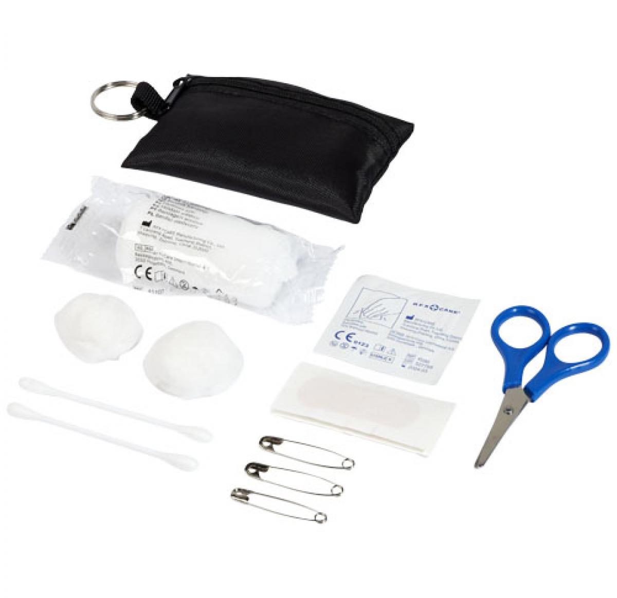 Branded 16-piece First Aid Keyring Pouch