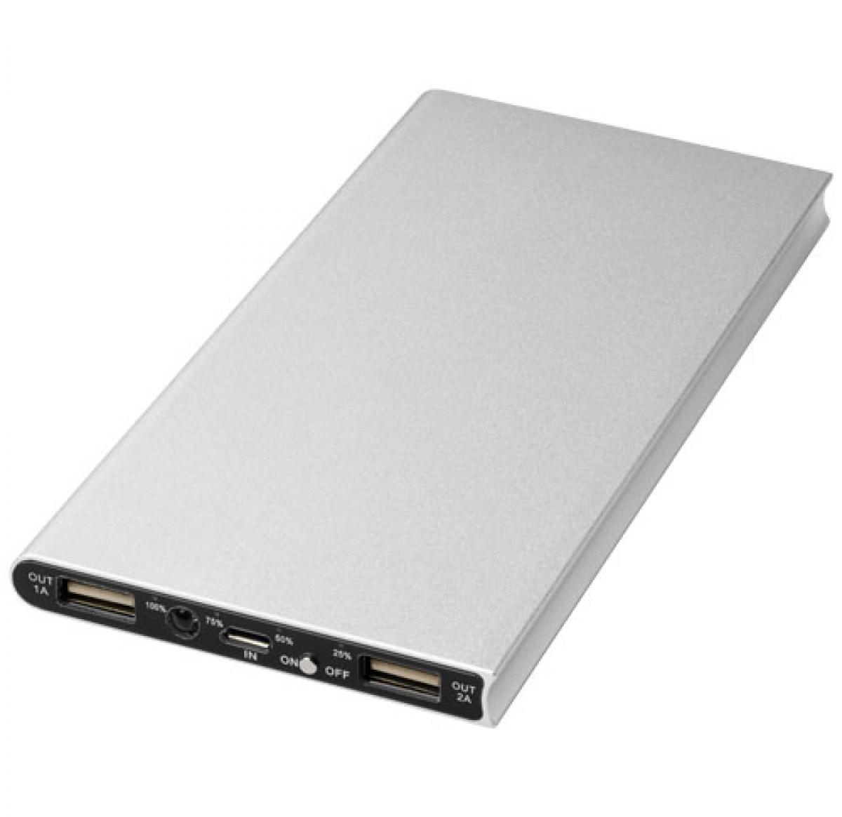 Promotional Portable Charger 8000 MAh Aluminium Power Bank