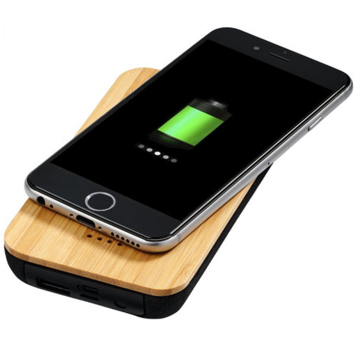 Promotional Future Bamboo/fabric 6000 MAh Wireless Power Banks