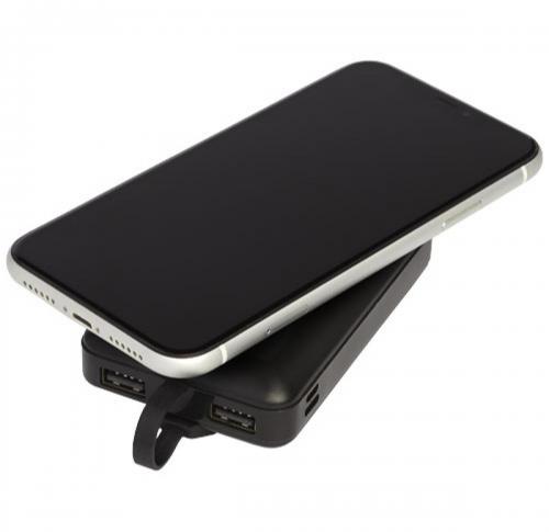 10.000 MAh Wireless Phone Charger Power Bank With 3-in-1 Cable